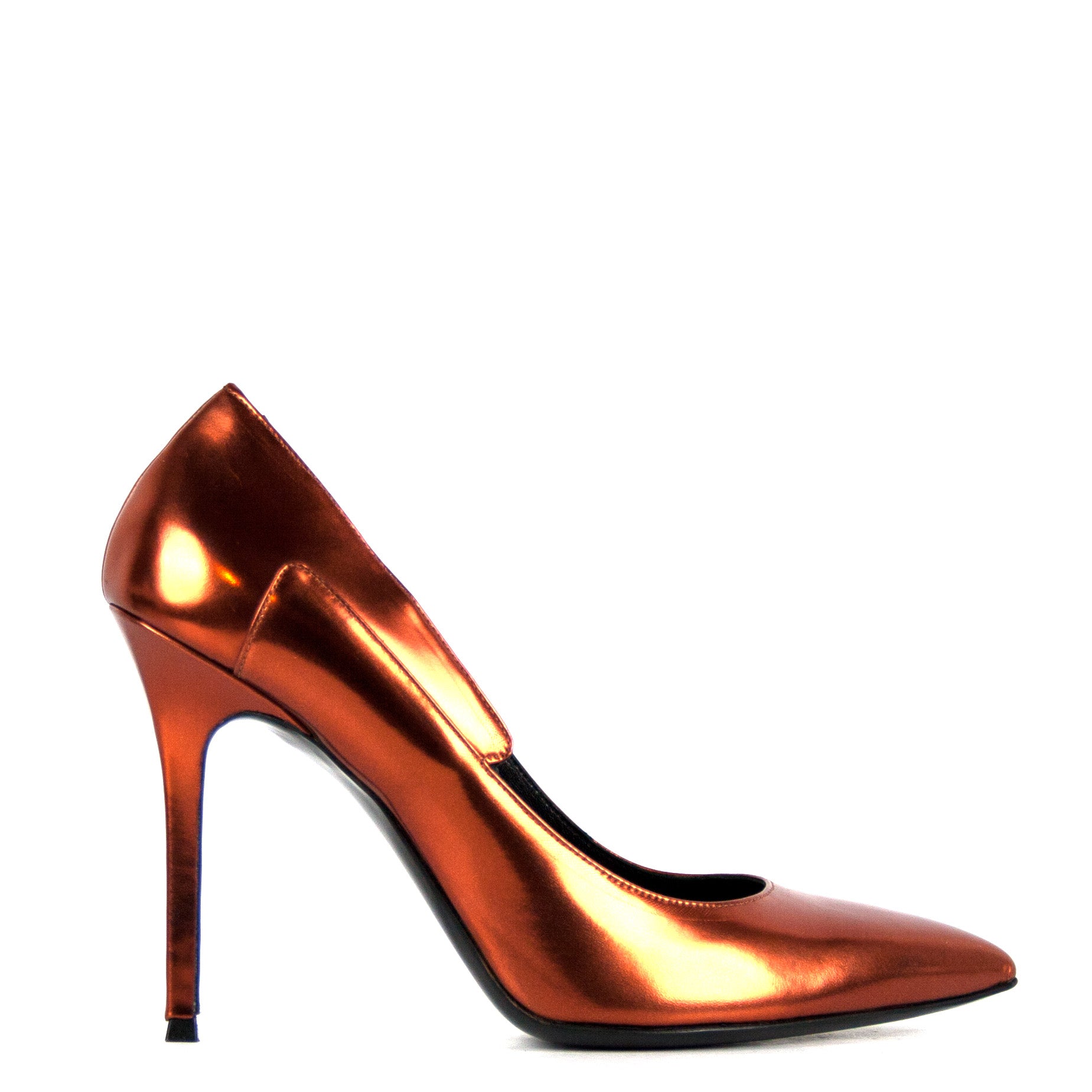 Buy Get Glamr Copper Heels - Myntra